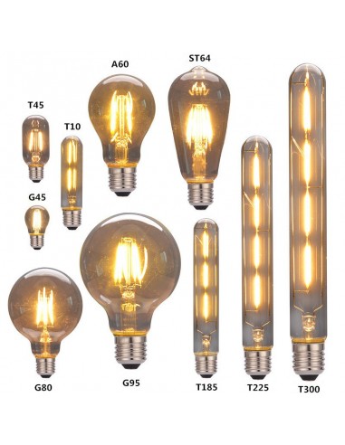 Interelec 403155 E27 T30_ Vintage Inc 25w/2200k Gold 40lm Antique Tubular El-t30(25w)am (403159 )